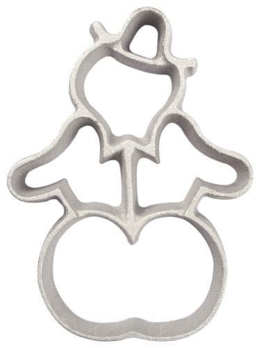 Kitchen Supply 7604 Rosette Iron, Snowman by Kitchen Supply