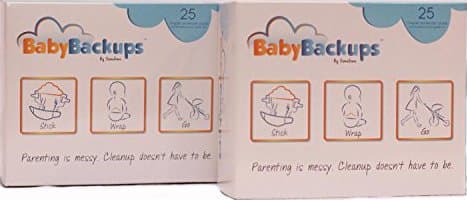 Diaper Extender Pads, 50 Pack - Prevent Diaper Blowouts