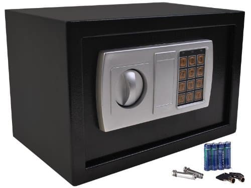 Details About 12.5" Electronic Digital Lock Keypad Safe Box Cash Jewelry Gun Safe Black New (black)