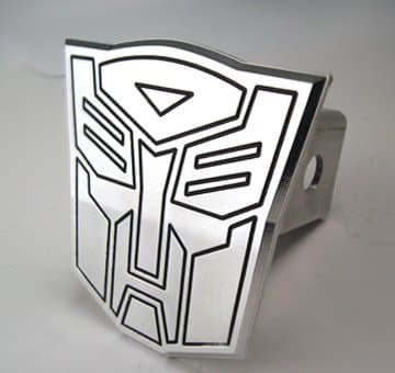 Transformers Autobots auto bots - Trailer Plug Hitch Cover with 5/8" Receiver Pin and clip included