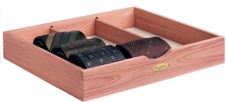 Woodlore Tie Box (Set of 2),Cedar,US