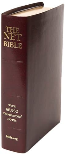 NET Bible Full Notes Edition- Burgundy Leather Bound – September 11, 2006