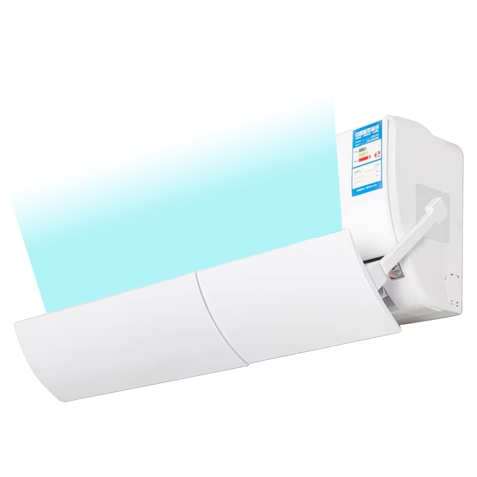 Adjustable Air Conditioner Deflector Wind Direction Telescopic Windshield Air Cooled Baffle for Home