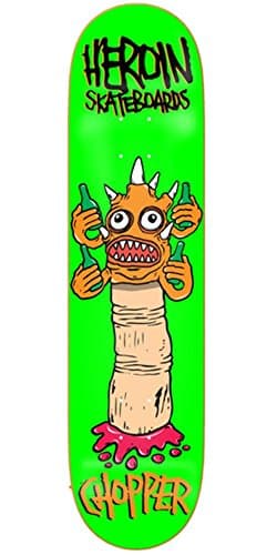 Heroin Chopper Scary Monsters Deck, 7.75-Inch