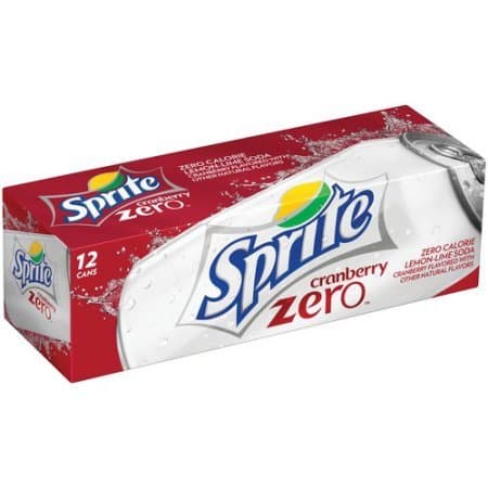 Sprite Cranberry ZERO Lemon-Lime Soda - 12 fl oz cans - 12pk