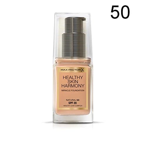 2 x Max Factor Healthy Skin Harmony Miracle Foundation - 50 Natural