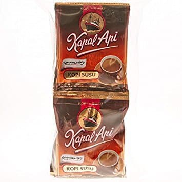 Kapal Api Kopi Susu Instant Coffee, 1.0 Oz (Pack of 10) by Kapal Api