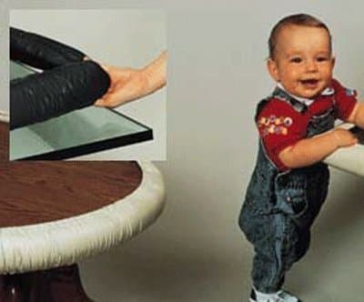 Toddler Shield Table Pad, Medium 141 - 192 Colors: Black by Toddler Shield