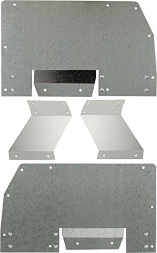 Truck Hardware 21" Rear Mud Flaps No Drill Mounting Brackets - for 10-16 Ram Dually - 755567
