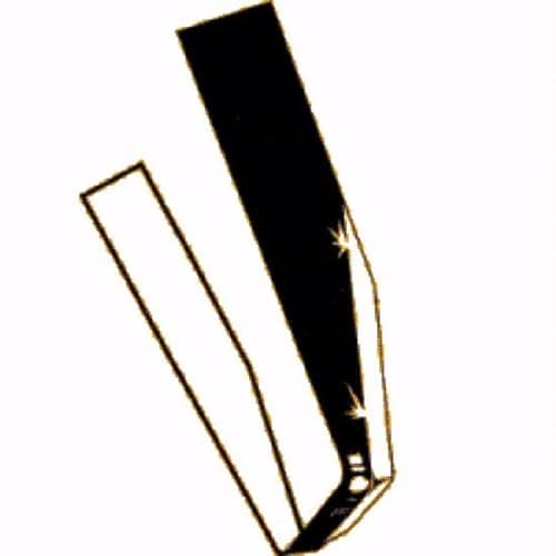 #4 Blades for V100 Groover, Flat Bottom, 12 Pack - VF4