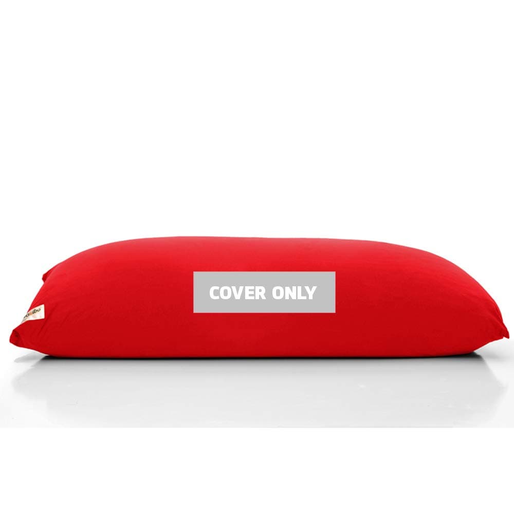 Max Replacement Bean Bag Cover, Removable, Washable, Red
