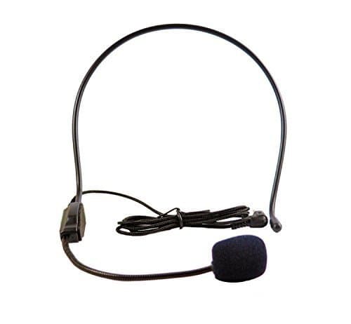 Headset Microphone, Flexible Wired Boom (Standard 3.5mm Connector Jack) for Voice Amplifier,Teachers, Speakers, Yoga Instructors, Coaches, Presentations, Seniors and Tour Guides（Set of 2）