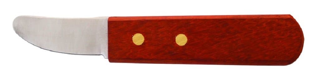 1850 Scallop Knife Wood Handle