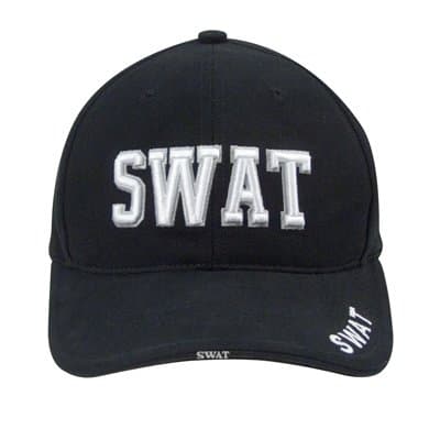 9722 SWAT Raised Embroidery Cap (Adj.)