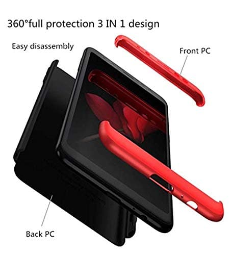 Samsung A80 Case, 3 in 1 Ultra Thin Hard PC Case Premium Slim 360 Degree Full Body Protective Shockproof Cover for Samsung Galaxy A80. 3 in 1- Blue