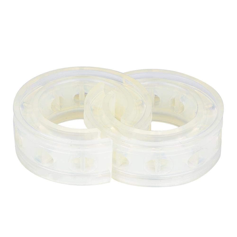 Car Shock Absorber 2pc Transparent Buffer Spring Bumper Cushion (D)