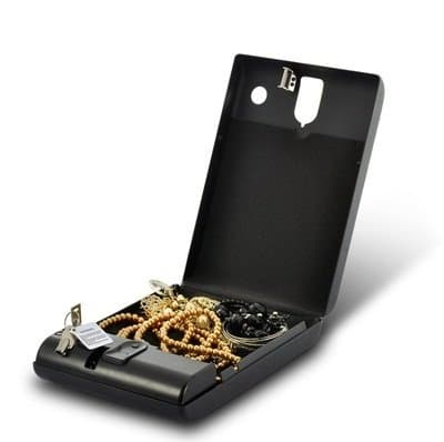Fingerprint Safe Box for Valuables | Biometric Security Case