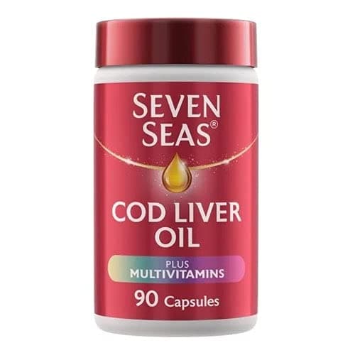 Cod Liver Oil Plus Multivitamins Omega-3 Fish Oil 90 Capsules