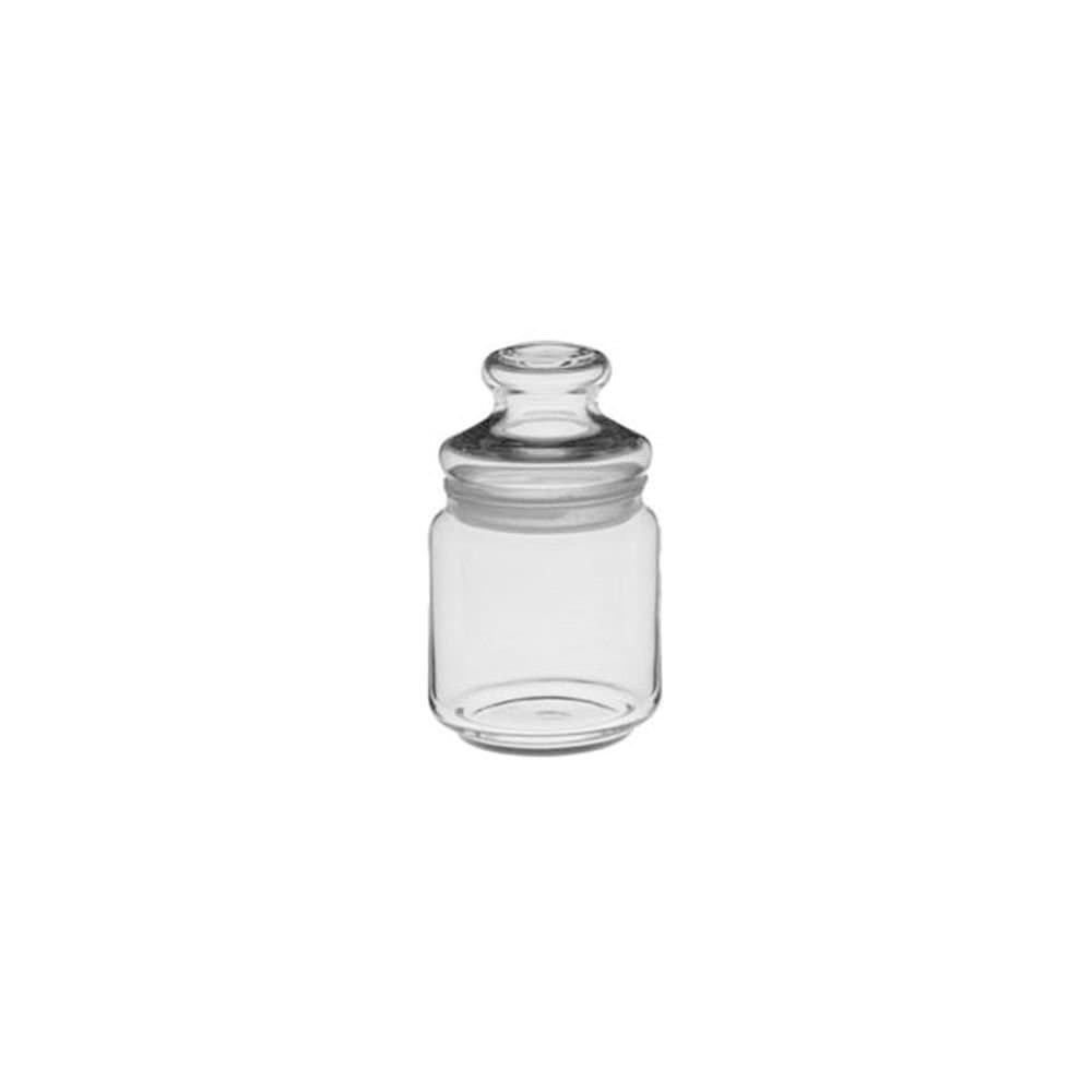 Glass Candy Jar w/ Lid, 16 oz