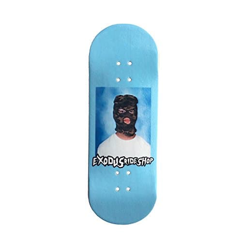 Exodus Skimask 33mm Fingerboard Deck (Blue, 33mm)