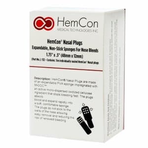 HemCon Nasal Plugs 10 ea
