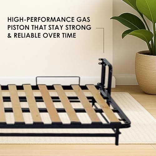 Wallbedking - Murphy Bed - Murphy Bed Twin - Folding Bed - Horizontal - 36" x 75" - Classic