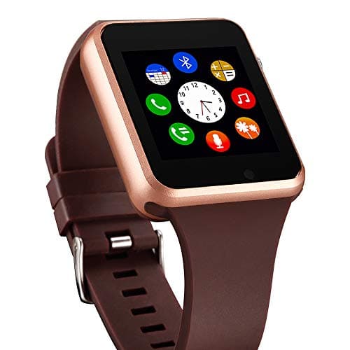 Smart Watch for Android Phones,Touch Screen Bluetooth Smart Watch with Phone Call Text,Compatible Android iPhone Samsung LG,Camera Music with TF/SIM Card Slot Step Tracker Watch for Men Women Teens…