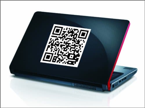 Wall stickers Personalised QR Code Car, Window, Door, Laptop, Mobile Phone Stickers -Set 5 Pcs We Generate Code. (L - 5 Pcs. - Each 10 sm. x 10 sm Multi-Color)