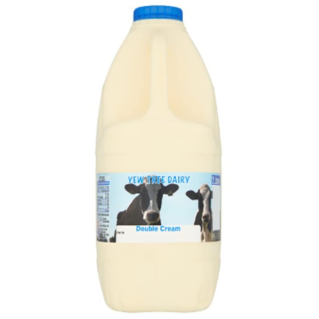YEW TREE DAIRY Double Cream 2 Litres x 1
