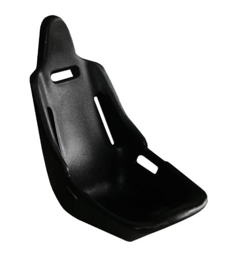 2000-2PK: Pro Bolt Thru Poly Bucket Seat - 2 Black Seats