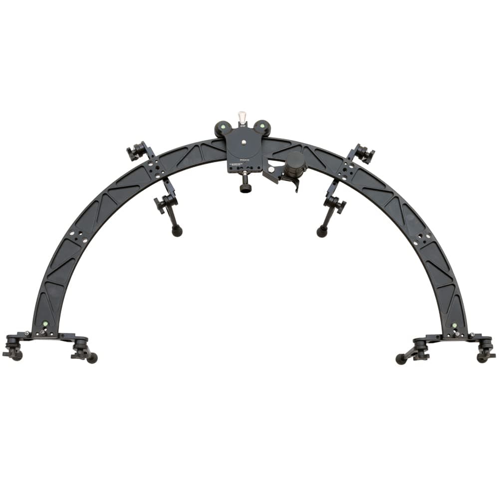 PROAIM Curve-180° Motorized Curved Electronic Circular Camera Sliding Track System Roller Bearing Sliding Platform Video Camera Slider Remote Control System for DSLR (SL-CUR-180-MC)