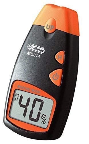 Dr.meter Advanced Digital Wood Moisture Meter MD912 with LCD Display (Excellent kit for Anyone Operating Log Burner/woodburning Stove) (MD814)