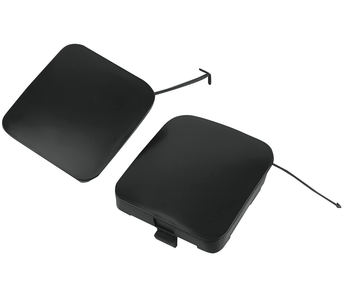 Front Left & Right Bumper Tow Hook Eye Cover Cap Compatible for 2009-2012 Toyota RAV4 53286-0R020 53825-0R020