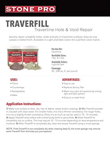 Traverfill Light 1 Pound