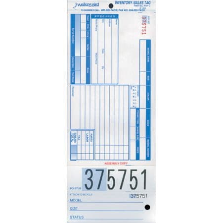 Walking Bird INVENTORY 250/PK (Sales tag)