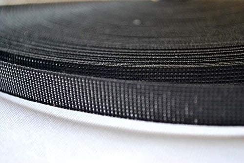 1/2" Rigilene Polyester Sewing Boning 50 Yard Roll (Black)