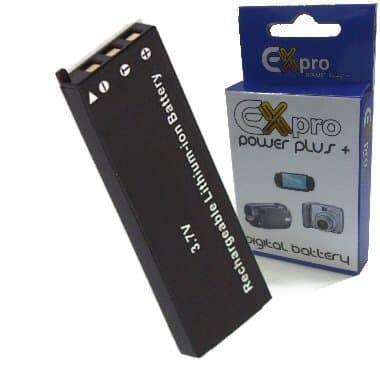 Ex-Pro NP-50, NP50 - High Power Plus+ 2 Year Warranty Replacement Lithium Li-on Digital Camera Battery compatible with/for Casio Exilim Hi-Zoom EX-V7, EX-V7SR, EX-V7 SR, EX-V8