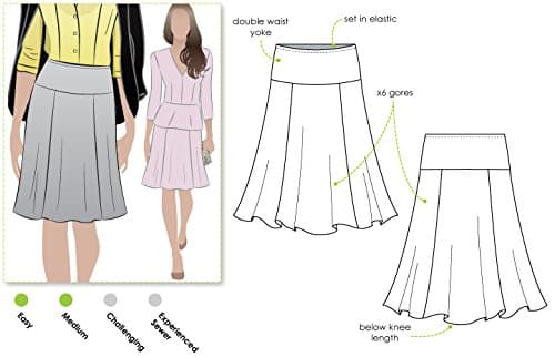 Style ArcSewing Pattern - Gorgeous Gore Skirt (Sizes 18-30)