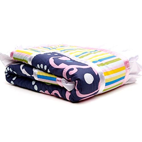 Candy Flower Baby Blanket Purple