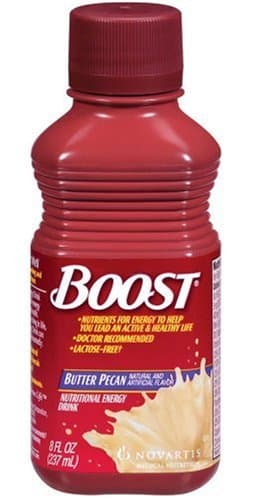 Boost Nutritional Energy Drink, Butter Pecan, 8 Fl Oz (Pack of 24)
