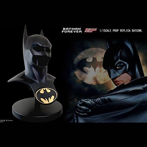 Batman Forever 1/1 scale prop replica bat cowl Leather Bound