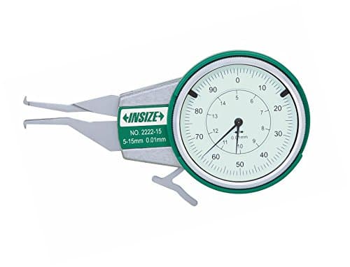 INSIZE 2222-25 Internal Dial Caliper Gage, 5-25 mm, Graduation 0.01 mm