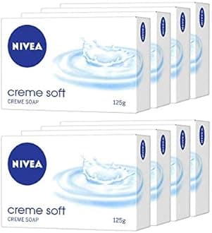 Nivea Creme Soft Soap, 125 gm (2 x Pack of 4)