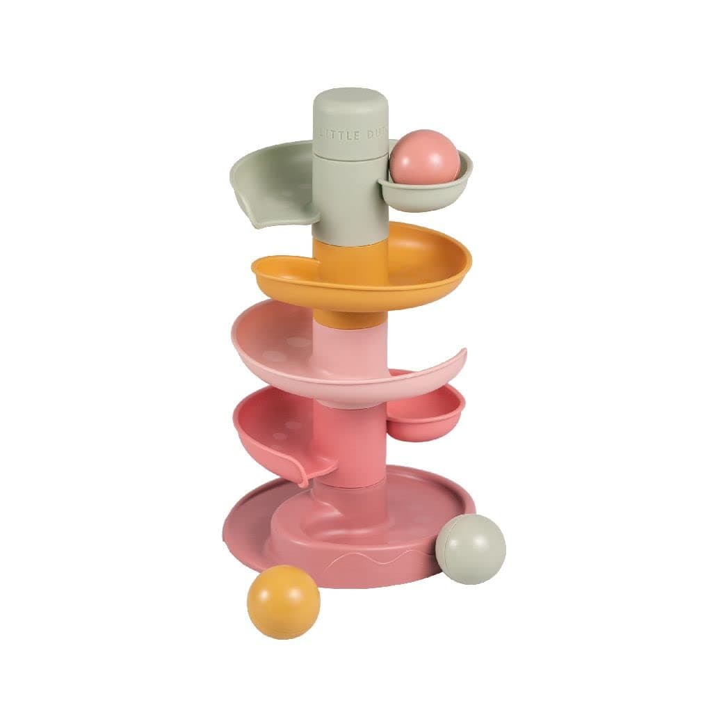 Spiral Tower with Balls - Pink