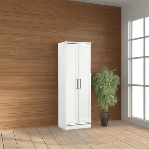 Sauder Homeplus 23'' Storage Cabinet Cupboard in White