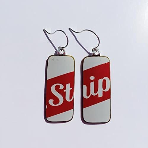 Recycled Red Stripe Beerings