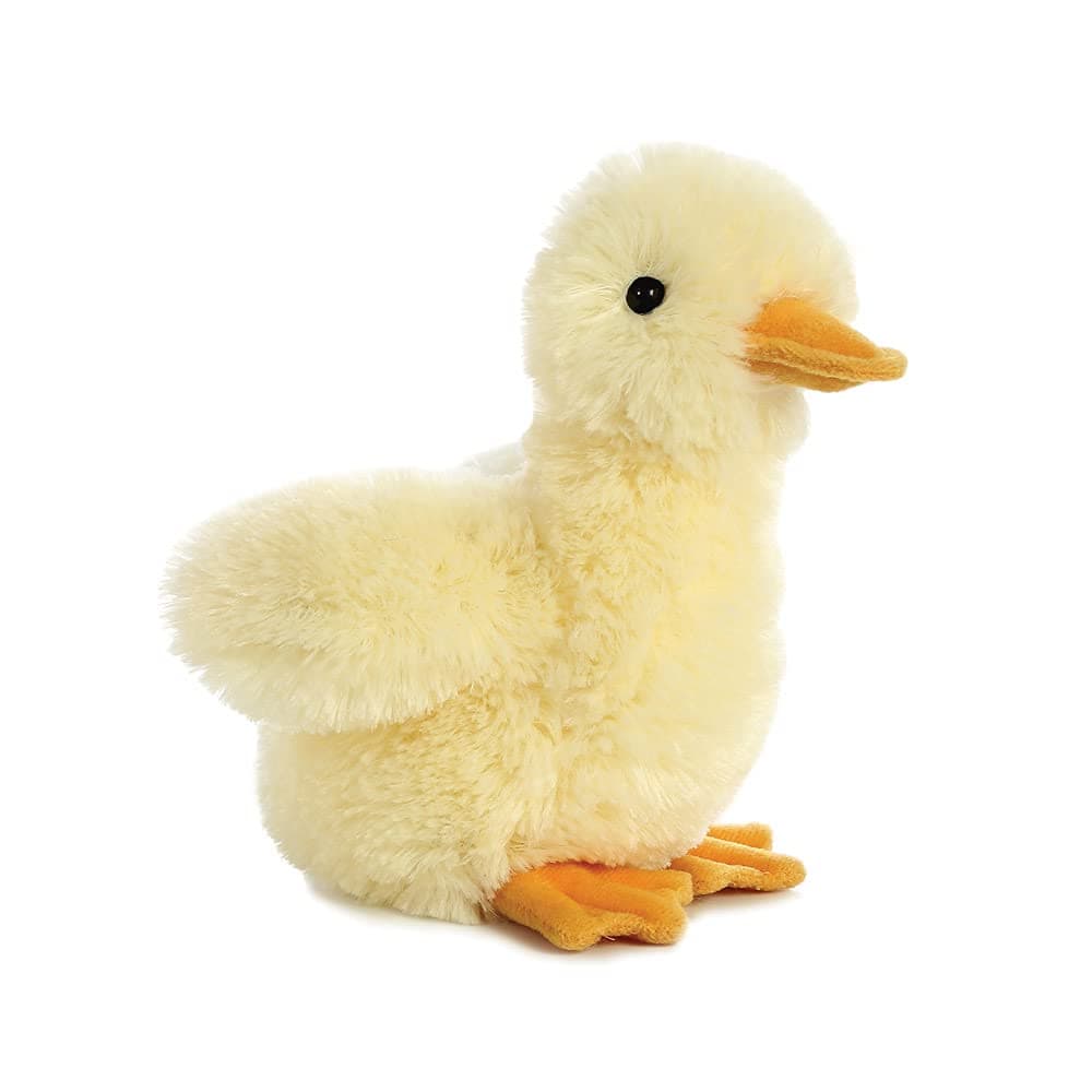 40441, Mini Flopsies Spring Collection Quacker, 6In, Soft Toy, Yellow