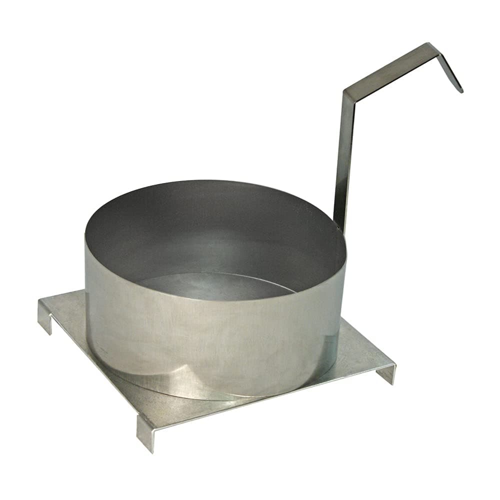 Paragon 6" Funnel Cake Mold Ring with Base Plate, 6 inches, Stainless Steel,40520