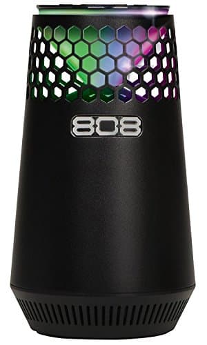 808 Audio HEX Light 360-degree Portable Speaker with Bluetooth - Black