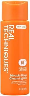 Real Cleansing Gel Professional Makeup Tool Cleaner, Removes Oil & Impurities, No Harsh Chemicals, Cruelty-Free and Vegan, 118 ml Bottle, 1 Count, Packaging May Vary